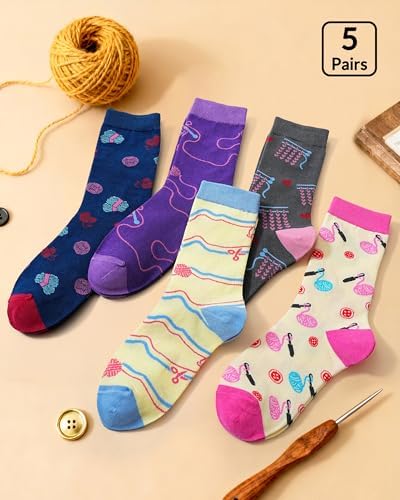 Jeasona Women's Cute Socks Fun Gifts for Wife Mom Daughter Girlfriend