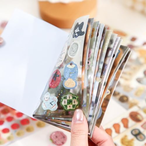 786 Pcs 90s Retro Holographic Japanese City Pop Sticker Book