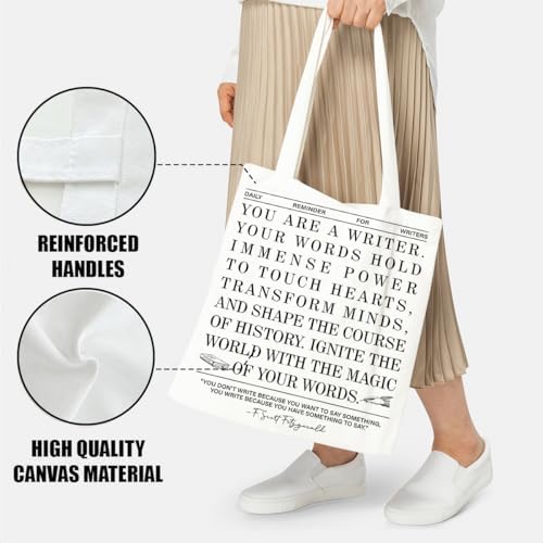 Canvas Tote Bag Gifts for Women Music Dance Sewing Lovers, Double-Sided Print Bags