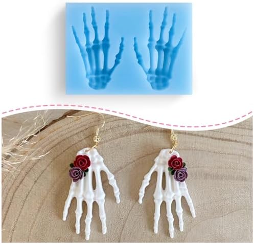 KEOKER Halloween Polymer Clay Molds - Earring Molds for Jewelry & Decoration (Substitute Polymer Clay Cutters)