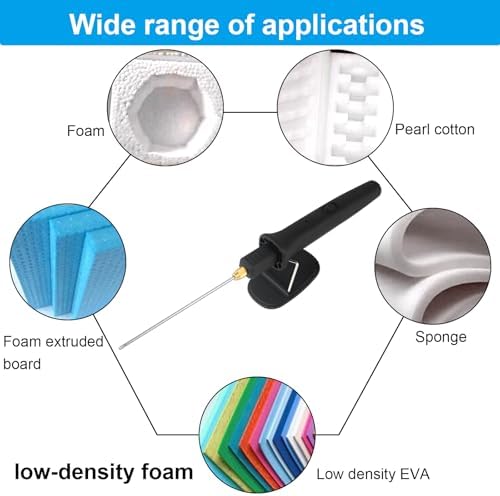 8 In 1 Foam Cutter 18W Electric Hot Wire Cutting Machine Pen Tool Kit | 100-240V Hot Wire Foam Cutter Kit Styrofoam Cutting Pen Hot Knife Cutting Tool for Polyethylene Eva Foam Carving Crafts