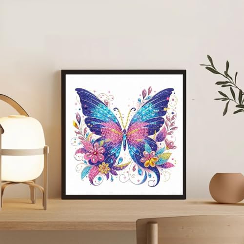 Butterfly Diamond Art Kits for Adults Special Shape Diamond Painting