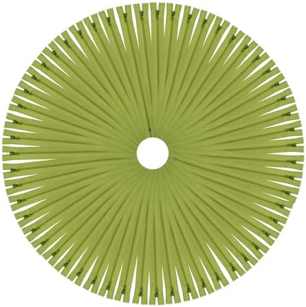 Mandala Crafts 85 PCs Dill Green Assorted Lengths Nylon Zippers for Sewing