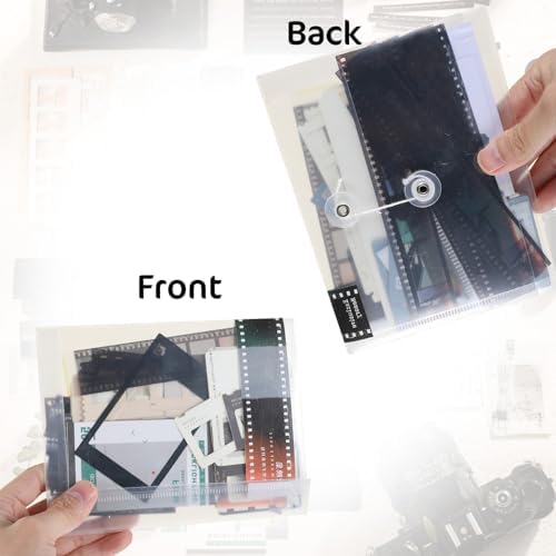 94Pcs Vintage Photo Themed Scrapbooking Kits, Movie Film Scrapbook Kit for Film Stickers and Journaling Supplies , Waterproof Album Tape Stickers for Journal Collage, Planner, DIY Craft Collage Album