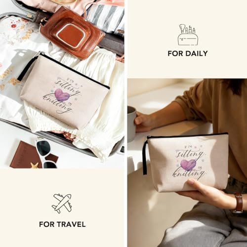 Knitting Bag, Funny Gifts for Crocheting Gifts Christmas Birthday Gifts