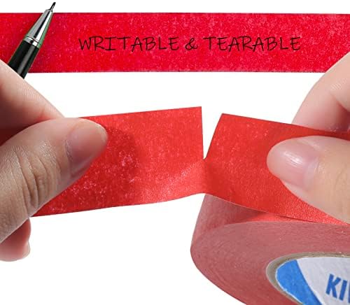 Red Painters Tape,1 inch x 60 Yards