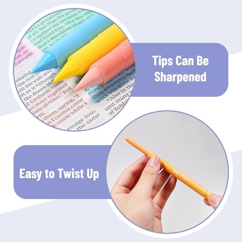 Mr. Pen- No Bleed Gel Highlighters, Friendly Colors, 8 Pack