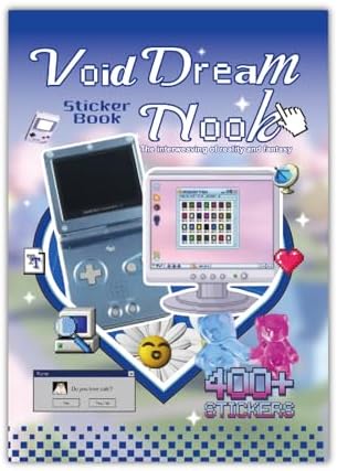 Vintage Y2K Aesthetics Sticker Book, 30 Sheets 400+ Pcs Scrapbook Stickers