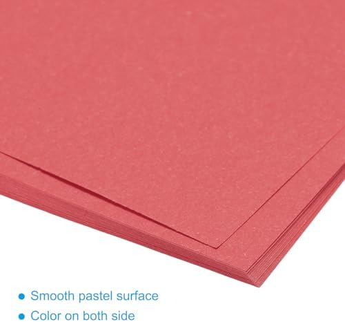 MECCANIXITY 50 Sheet Origami Paper Double Sided Bright Red 4x4 Inch Square Sheet for Art Craft Project, Beginners, Gifts Decor