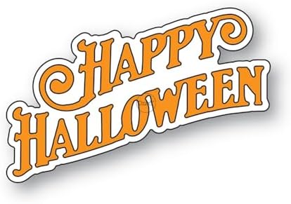 Shadow English Words Happy Halloween Metal Cutting Dies for Card Making