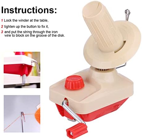 Xyntor Yarn Winder and Swift Kit | Metal Knitting Tool Set with Counter & Inch Meter | Complete Weaving Accessories for Hand Knitting/Crochet/DIY Projects | 16 - Piece Craft Organizer