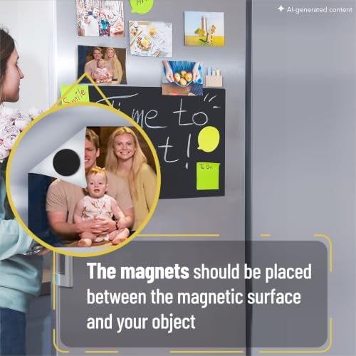 Mr. Pen- Self Adhesive Magnet Dots, 120 pcs, Flexible and Extra Thin