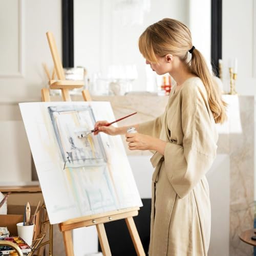 Canvas Boards for Painting 12 Pack Paint Canvas Panels Set-5x7, 8x10, 9x12,12x16 Inches-100% Cotton 10 Pack Canvas Panels for Acrylic, Oil, and Watercolor - Ideal for Artists and Hobbyists