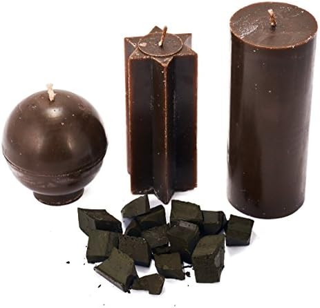 Brown Candle Wax Dye 2 oz - Candle Color Dye Blocks