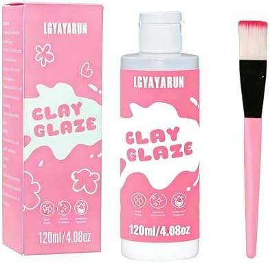 Air Dry Clay Glaze, 120ml Polymer Clay Glaze