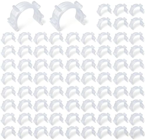 TIVTHINE Sewing Clips, Clear Plastic, 50 Pcs