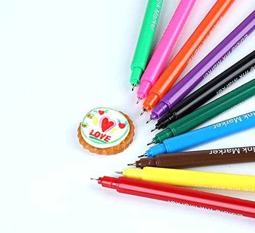1 Set Edible Pigment Pen Food Color Brush, 2 sticks in a box