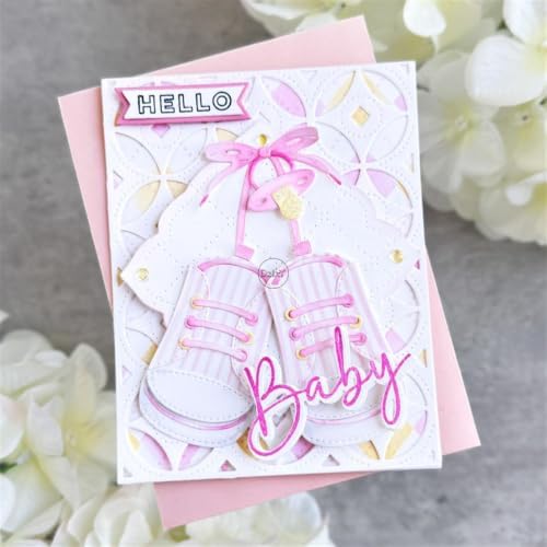 Patchwork Shoes Metal Cutting Dies for Card Making