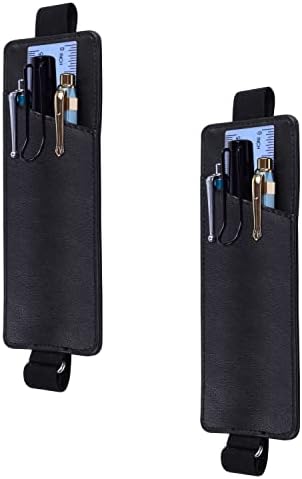 Wisdompro 2Pcs Elastic Pen Holder for Notebook, Journal Pencil Pouch