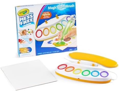 Crayola Color Wonder Magic Light Brush, Mess Free Painting for Kids, Age 3+