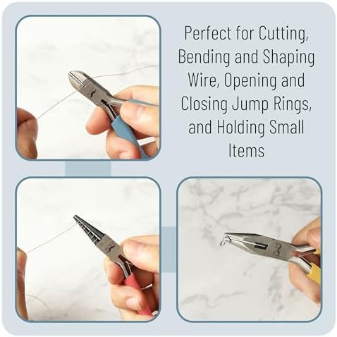 Mr. Pen- Pliers for Jewelry Making, 3 Pack, Chain Nose