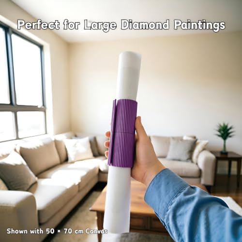 Diamond Painting Canvas Roller 2-Pack, Connectable Roll Holders