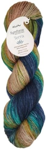 KnitPro Symfonie Fingering Weight Merino Wool Yarn 100g, Riverbank