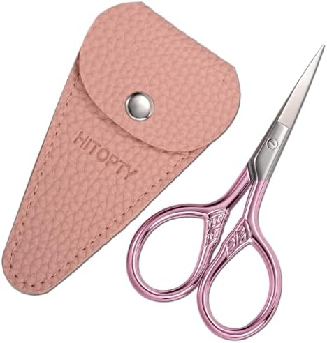 Small Pointed Scissors for Women Men Facial Hair, Beard, Mustache