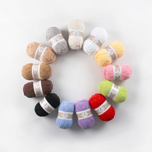 Skinny Chenille Yarn, 2 Pack of 50g/120 Yards Fluffy Soft Polyester Crochet Yarn Sutible for Colorful DIY Crafts Blankets Plush Dolls (Green)