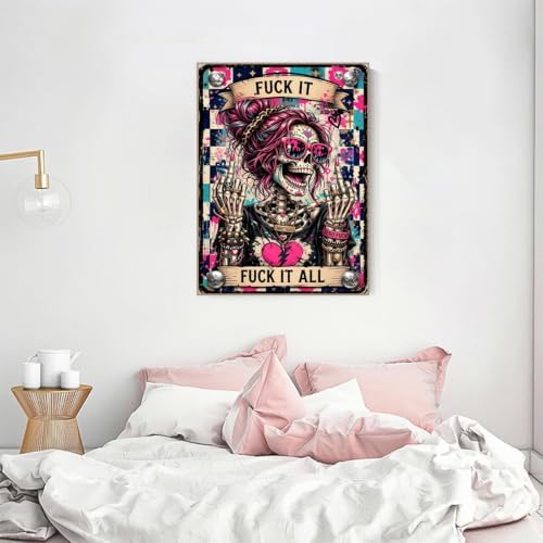Skull Diamond Art Kits for Adults Funny Diamond Painting Kit for Beginner
