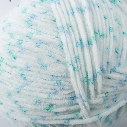 Loops & Threads Skinny Chenille Multi Yarn - Yarn for Knitting, Crochet, Weaving, and Arts & Crafts - Parrot Multi, Polyester, 7.7 oz