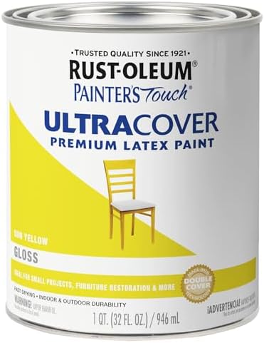 Rust-Oleum Painter's Touch Brush On Paint, Gloss Sun Yellow
