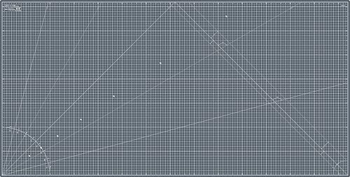Elan Cutting Mat 36x72 Gray, Extra Large Self Healing Cutting Mat 36 x 72 Inch, 5-Ply Craft Board Gray, Hobby Board for Sewing and Quilting