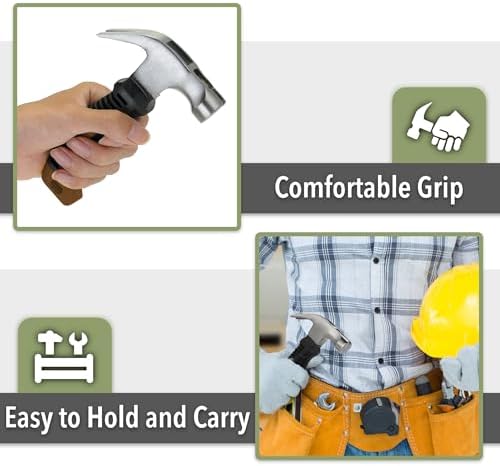 Mr. Pen- Claw Hammer, 8oz, Gray, Magnetic