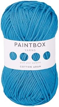 Paintbox Yarns 100% Cotton Aran Yarn 1.76oz / 50g, 93yds / 85m