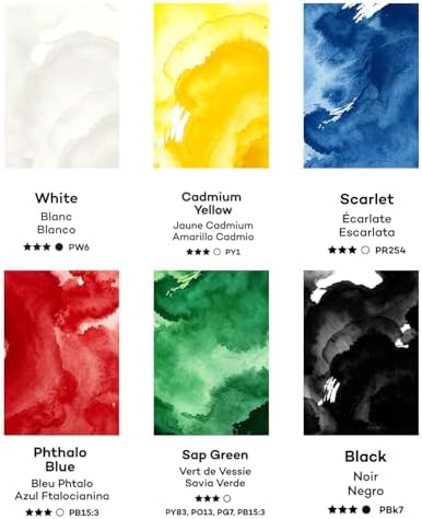 Mont Marte Acrylic Ink Premium 50ml - Phthalo Blue, Acrylic Inks for Artists, Fluoro Colors, Ideal for Air Brush, Pouring Art, Scrapbooking, Ink Drawing, Mixed Media