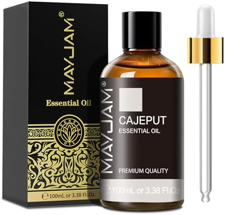 MAYJAM Cajeput Essential Oil for Diffuser Soap Candle Making, 3.38FL.OZ