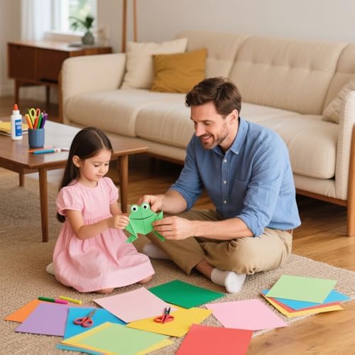 Koogel 60 Sheets Construction Paper, Colored Paper for Kids, Back to School Supplies, Classroom Must Haves, 20 Assorted Colors, 120gsm/ 32lb, 8.5 x 11 (Pack of 2)