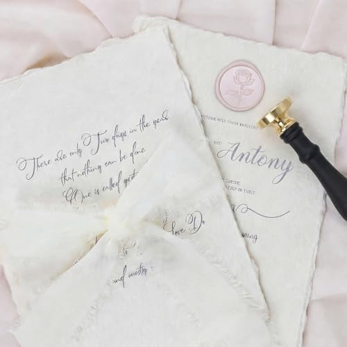 UNIQOOO 3D Embossed Relief Rose Flowers Wax Seal Stamp with Wooden Handle, Floral Botanical Theme Vintage Brass Stamp for Wedding Invitation, DIY, Gift Wrap, Envelopes, Christmas Card