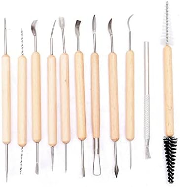 Clay Tools 40PCS Pottery Tools Clay Sculpting Tools Polymer Clay Tools Kit Ceramic Tools for DIY Handcraft Modeling Clay Carving Tools Set
