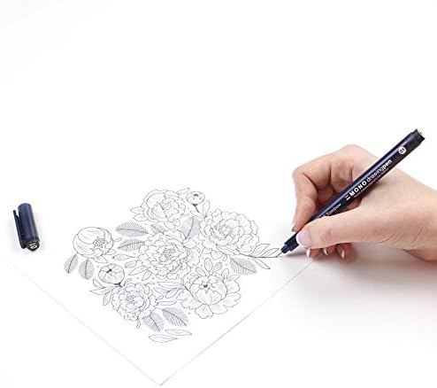 Tombow 66403 MONO Drawing Pen, 3-Pack. Create Precise, Detailed Drawings with Three Tip Sizes – 01, 03 and 05