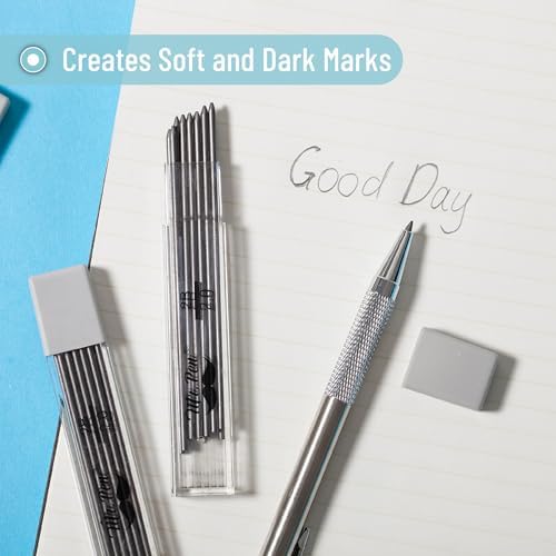 Mr. Pen- 2.0 mm Lead Refills, 96 Pack (12 per Tube), HB Black Graphite