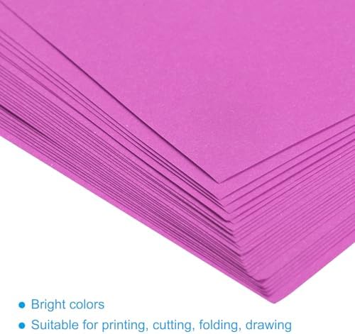 MECCANIXITY 50 Sheets Origami Paper Double Sided Plum Red 6x6 Inch Square Sheet for Art Craft Project, Beginners, Gifts Decor