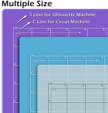 ReArt Cutting Mat 12 x 12 for Silhouette Cameo 4/3/2/1 - Standard Grip 4 Packs