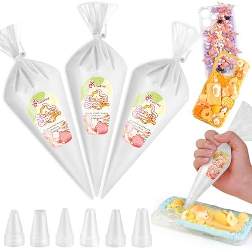 Cream Glue, 3PCS White Whipped Cream Glue Kit (Each 100g)