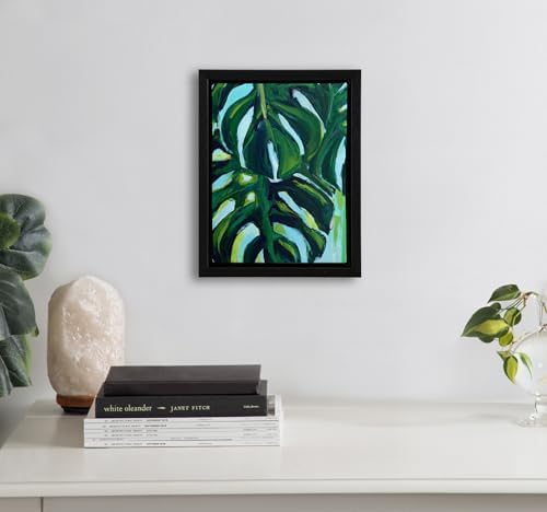 Kate and Laurel Sylvie Blank Framed Canvas Wall Art, 8x10 Black, Modern Empty Canvas for Paint-Your-Own Art, Ready to Paint Premium Canvas Already Framed