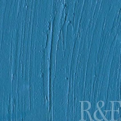 R&F Handmade Paints - Professional Oil Pigment Stick, Turquoise Blue, 38 ml