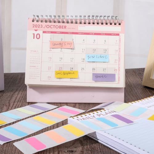 240 Pcs Sticky Index Tabs, Colored Book Tabs for Notebooks, 1.8×1 Inch