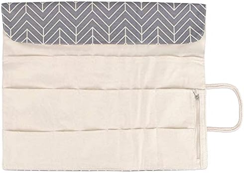 Teamoy Knitting Needle Crochet Hook Case Organizer Holder(up to 14"), Gray