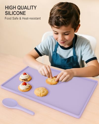 Silicone Art Mat for Crafts, 12" x 19" Waterproof Non-Slip Painting Mat